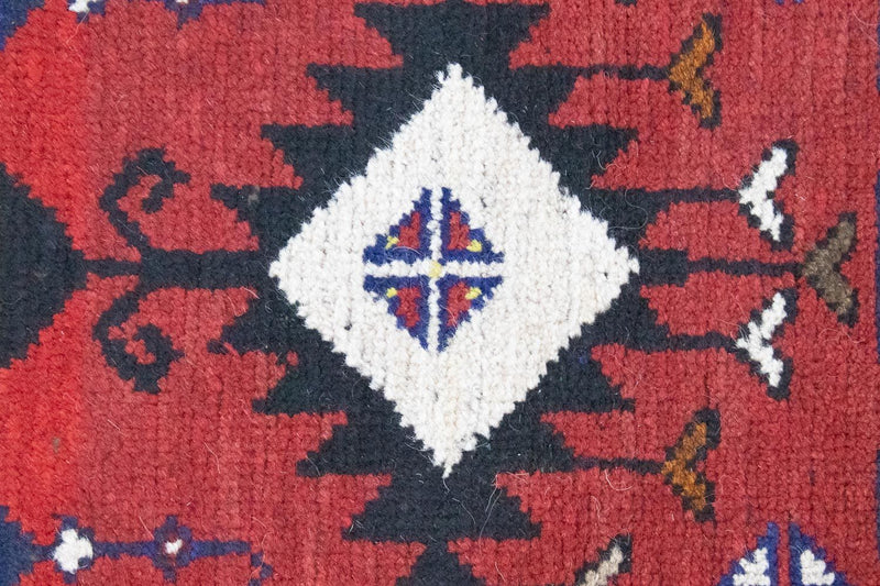 Alfombra Belutsch - 128 x 77 cm - rojo