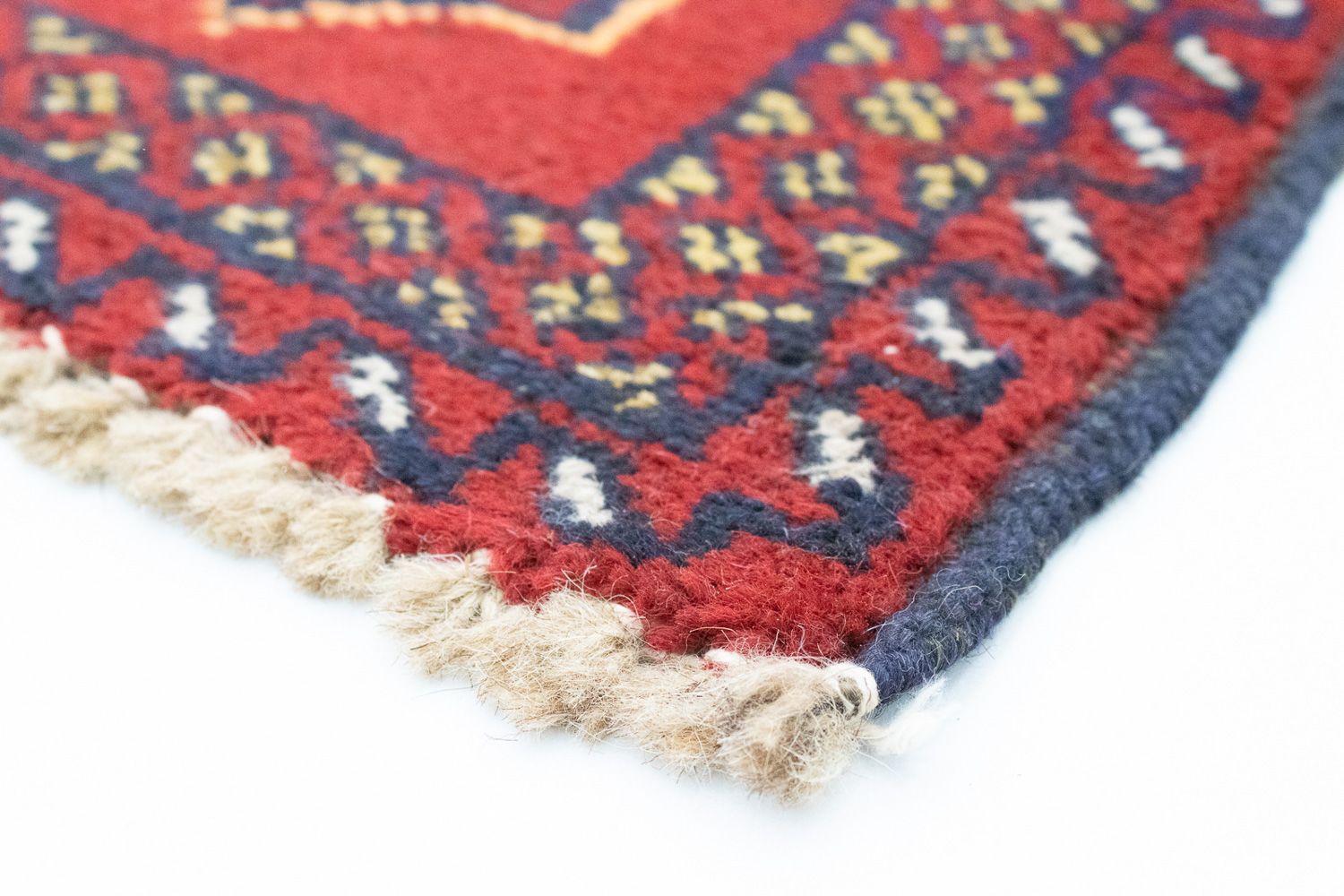 Alfombra Belutsch - 124 x 77 cm - rojo