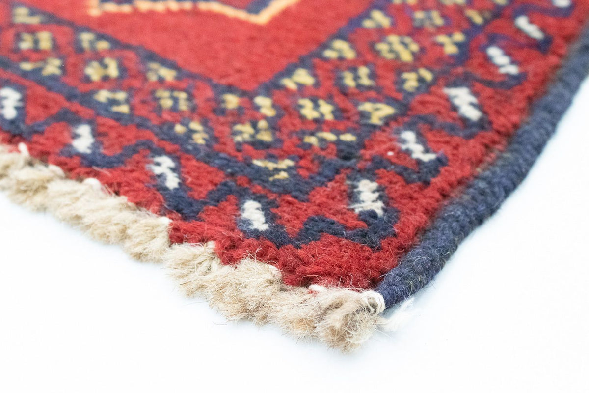 Alfombra Belutsch - 124 x 77 cm - rojo