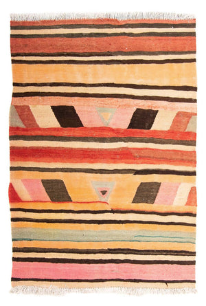 Alfombra Kelim - Antigua - 150 x 116 cm - multicolor