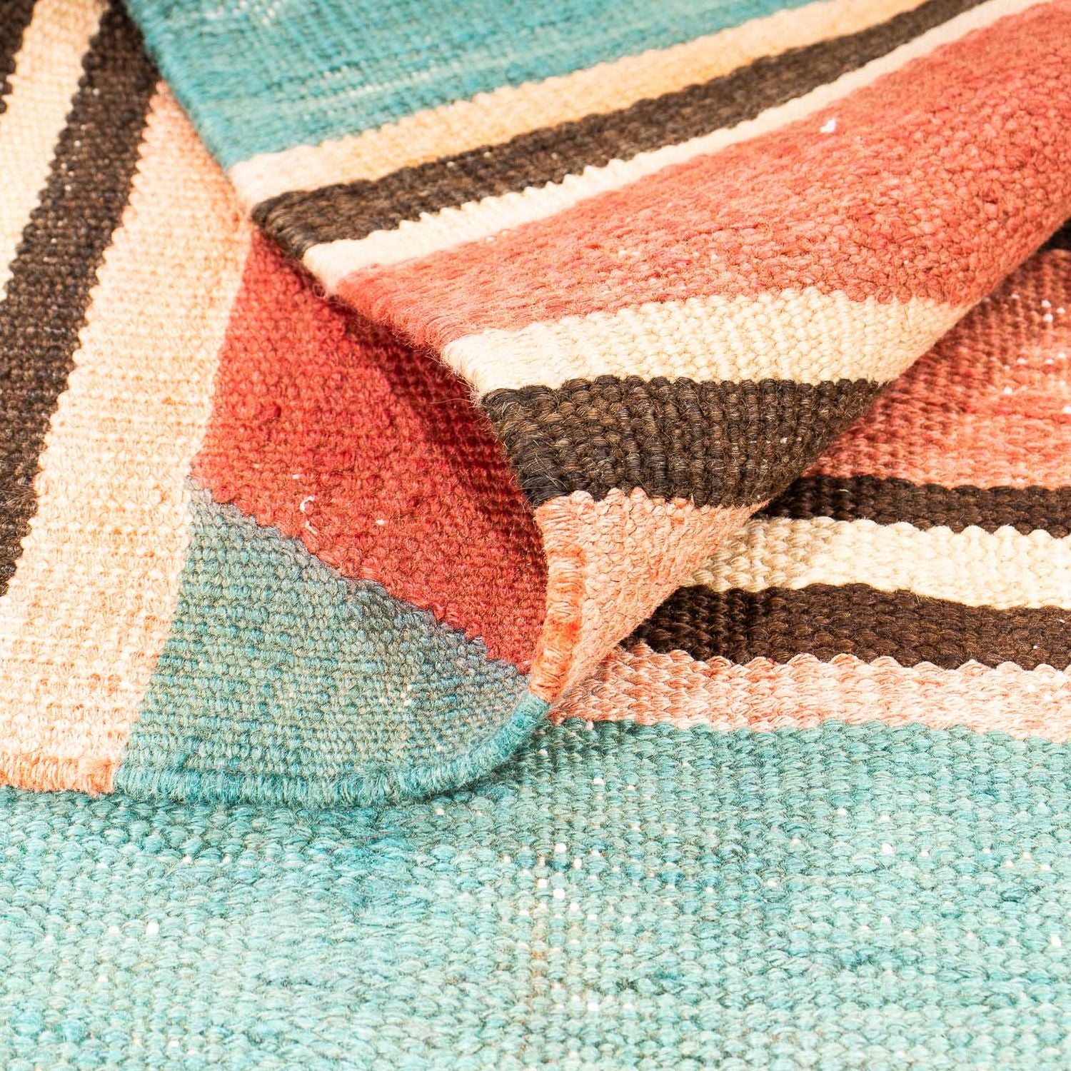 Alfombra Kelim - Antigua - 160 x 120 cm - multicolor