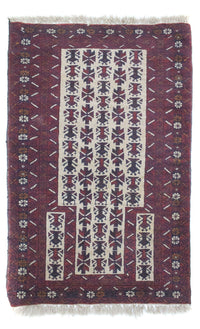 Alfombra Belutsch - 136 x 81 cm - beige