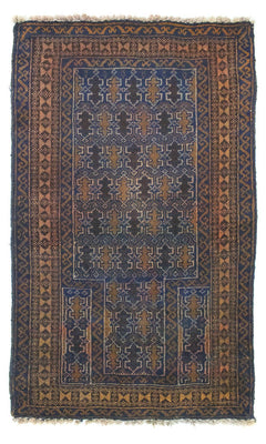 Alfombra Belutsch - 138 x 81 cm - azul