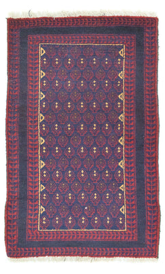 Alfombra Belutsch - 131 x 81 cm - azul