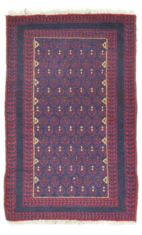 Alfombra Belutsch - 131 x 81 cm - azul