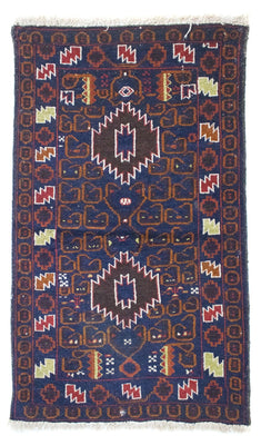 Alfombra Belutsch - 136 x 76 cm - azul