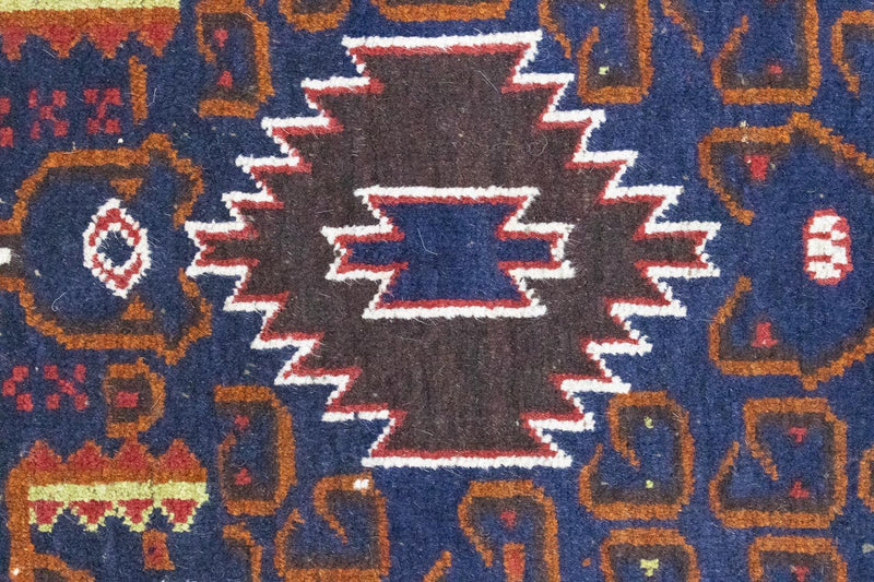 Alfombra Belutsch - 136 x 76 cm - azul