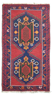 Alfombra Belutsch - 140 x 75 cm - rojo