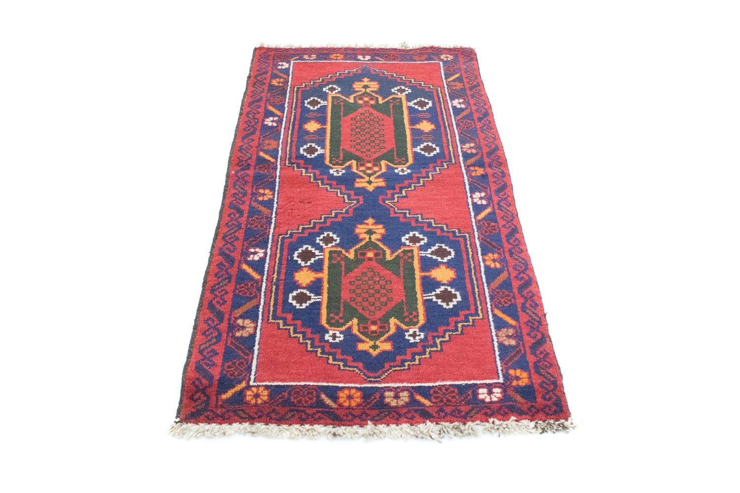 Alfombra Belutsch - 140 x 75 cm - rojo