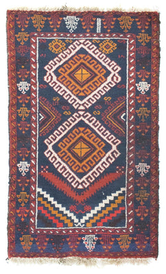 Alfombra Belutsch - 130 x 76 cm - azul