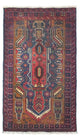 Alfombra Belutsch - 147 x 85 cm - azul