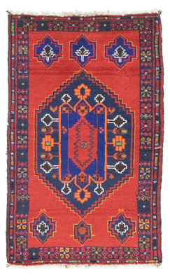 Alfombra Belutsch - 138 x 79 cm - naranja
