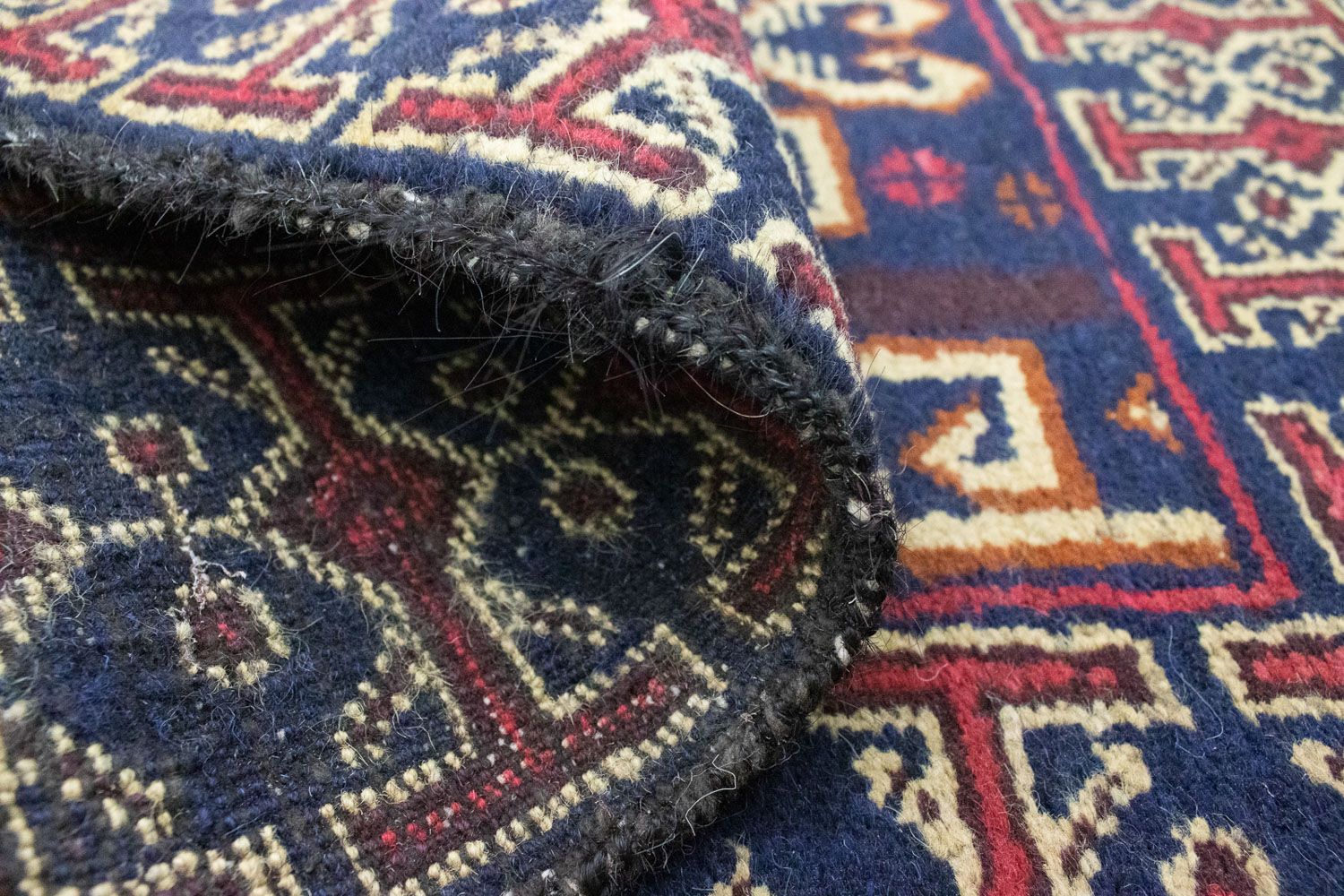 Alfombra Belutsch - 130 x 80 cm - azul
