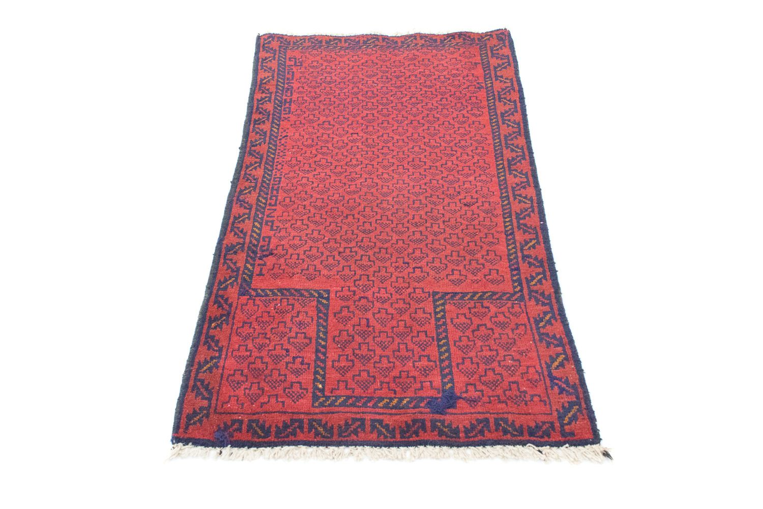 Alfombra Belutsch - 129 x 75 cm - rojo