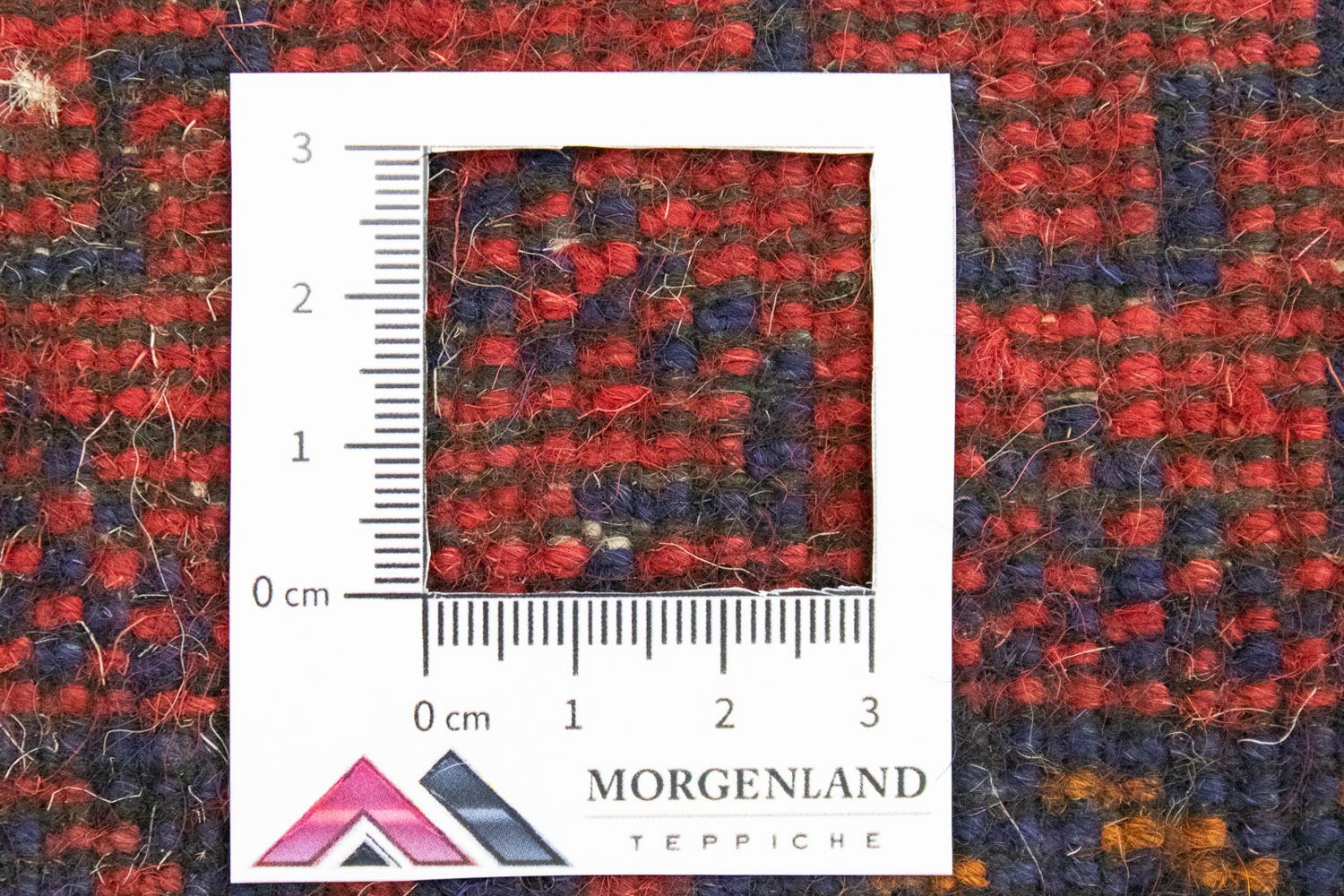 Alfombra Belutsch - 129 x 75 cm - rojo
