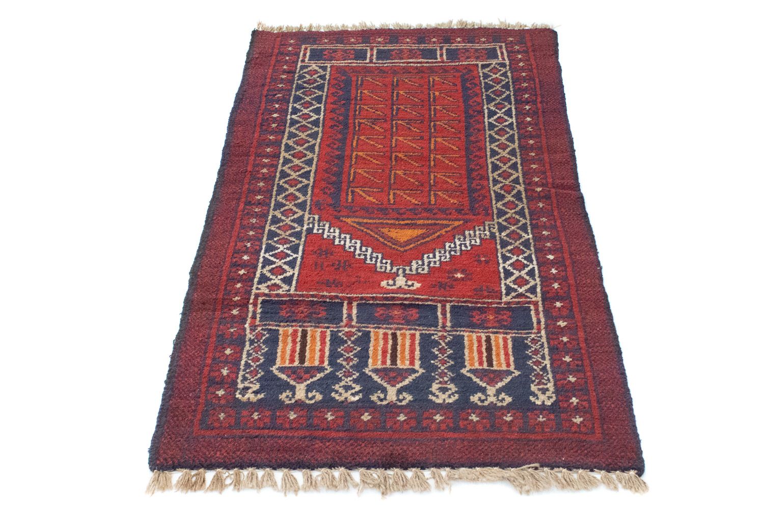 Alfombra Belutsch - 125 x 73 cm - marrón