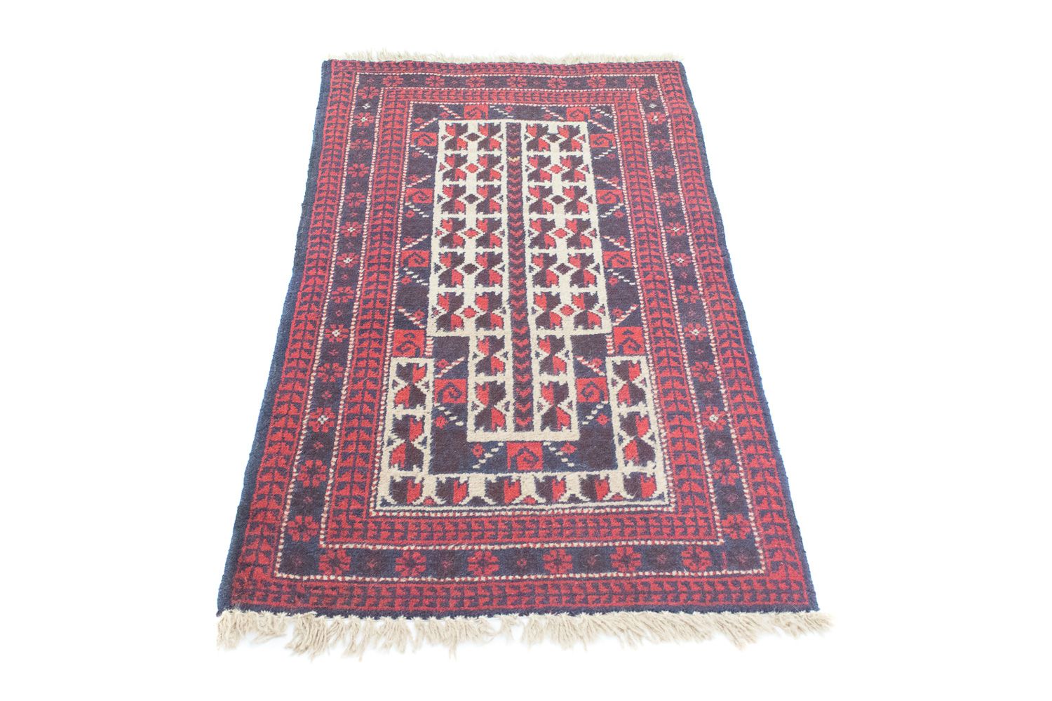 Alfombra Belutsch - 118 x 70 cm - rojo