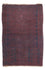 Alfombra Belutsch - 119 x 79 cm - marrón