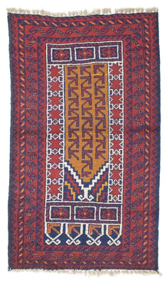 Alfombra Belutsch - 134 x 75 cm - azul
