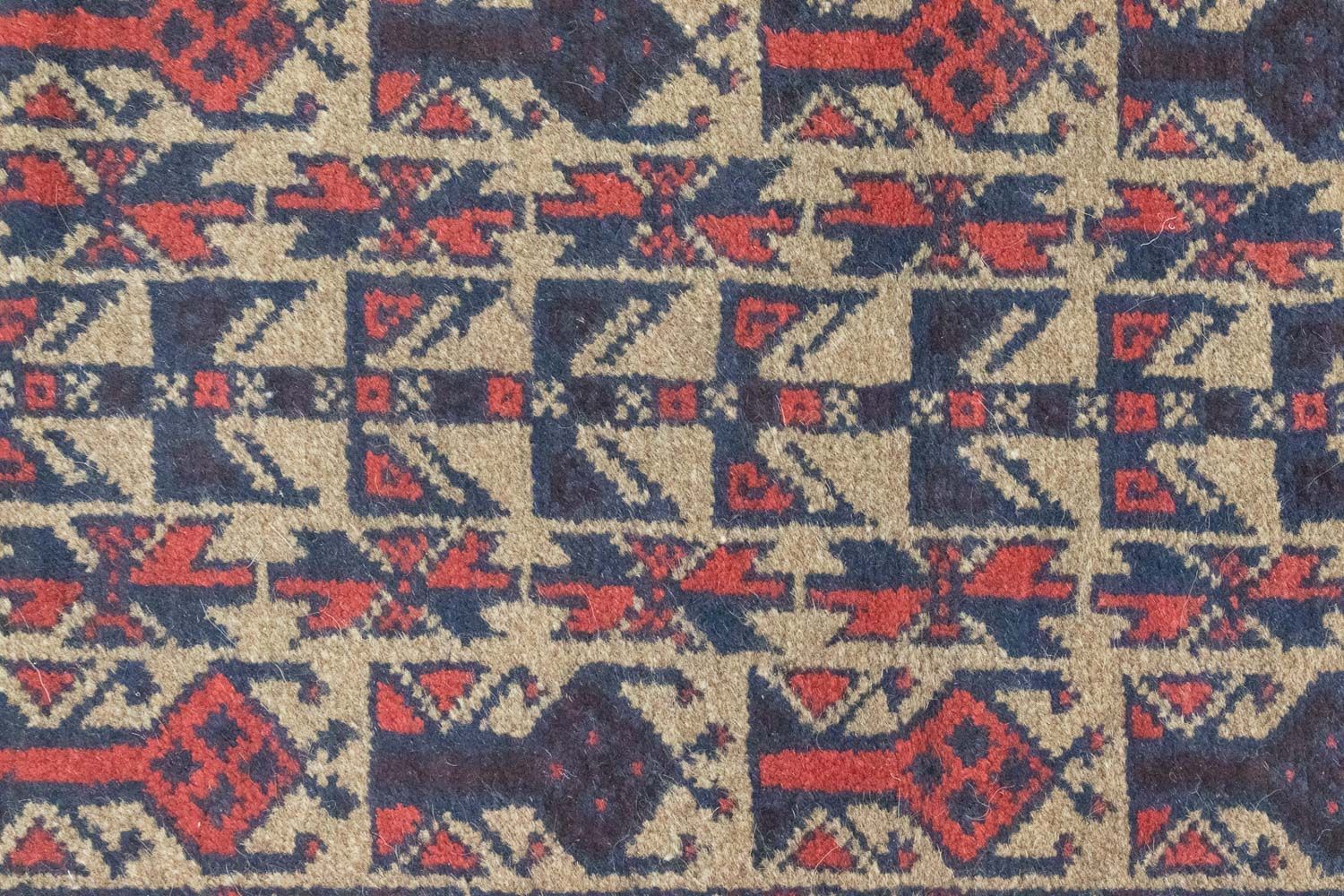 Alfombra Belutsch - 121 x 81 cm - rojo