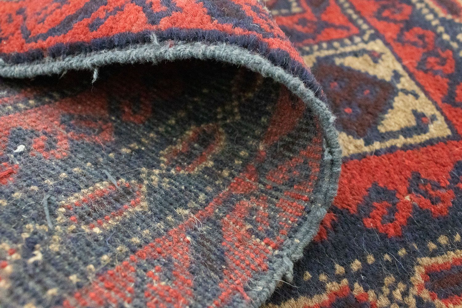 Alfombra Belutsch - 121 x 81 cm - rojo