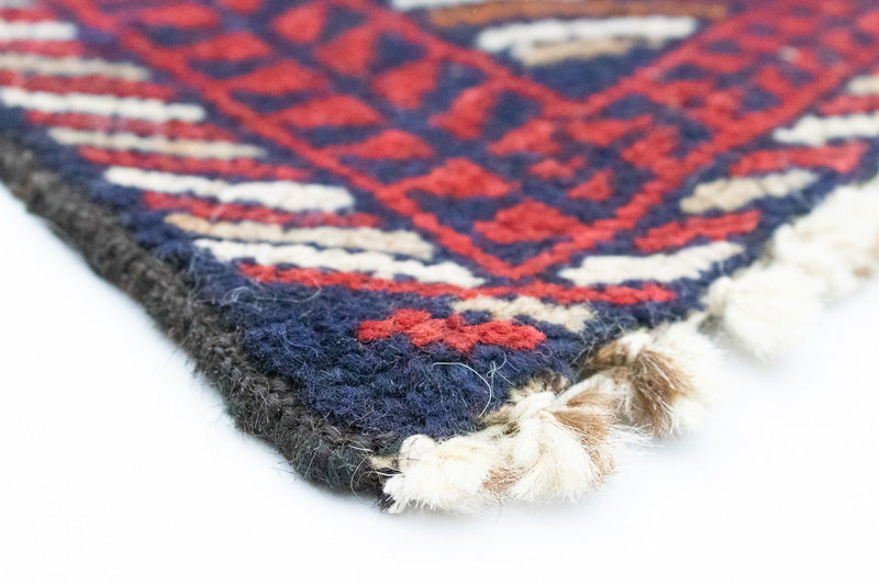 Alfombra Belutsch - 117 x 74 cm - rojo