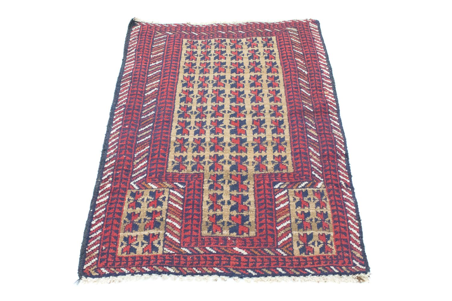 Alfombra Belutsch - 117 x 74 cm - rojo