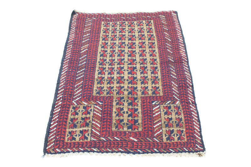 Alfombra Belutsch - 117 x 74 cm - rojo