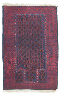 Alfombra Belutsch - 124 x 77 cm - azul