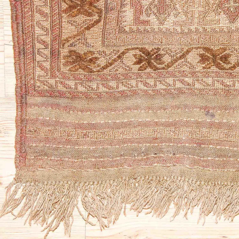 Alfombra Kelim - Antigua - 276 x 182 cm - marrón