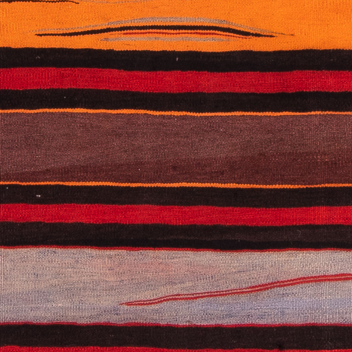 Alfombra Kelim - Antigua cuadrado  - 145 x 140 cm - multicolor