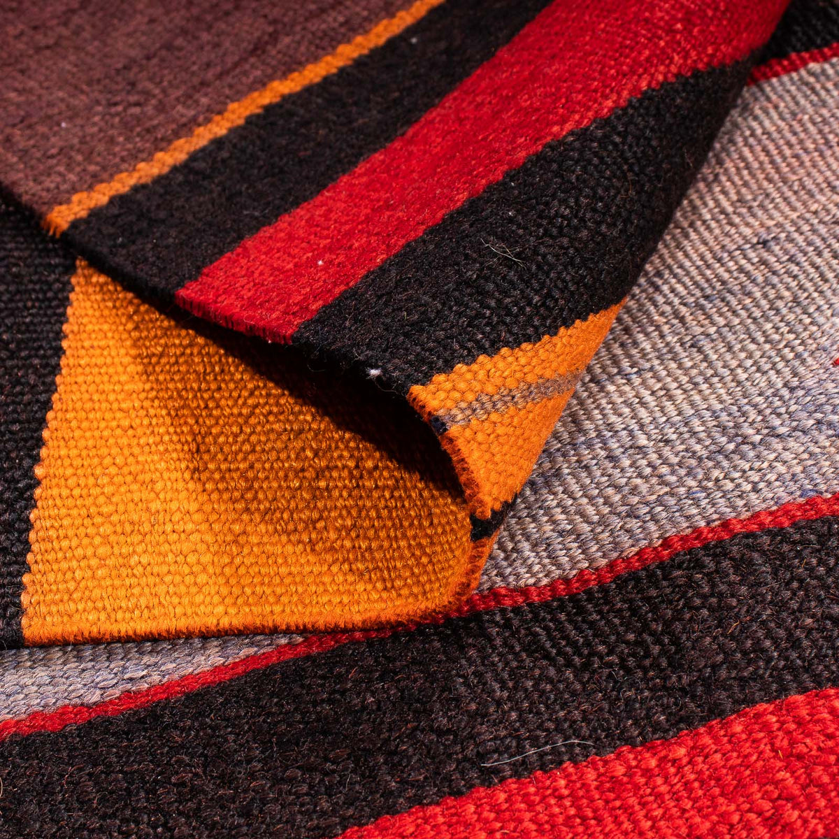 Alfombra Kelim - Antigua cuadrado  - 145 x 140 cm - multicolor