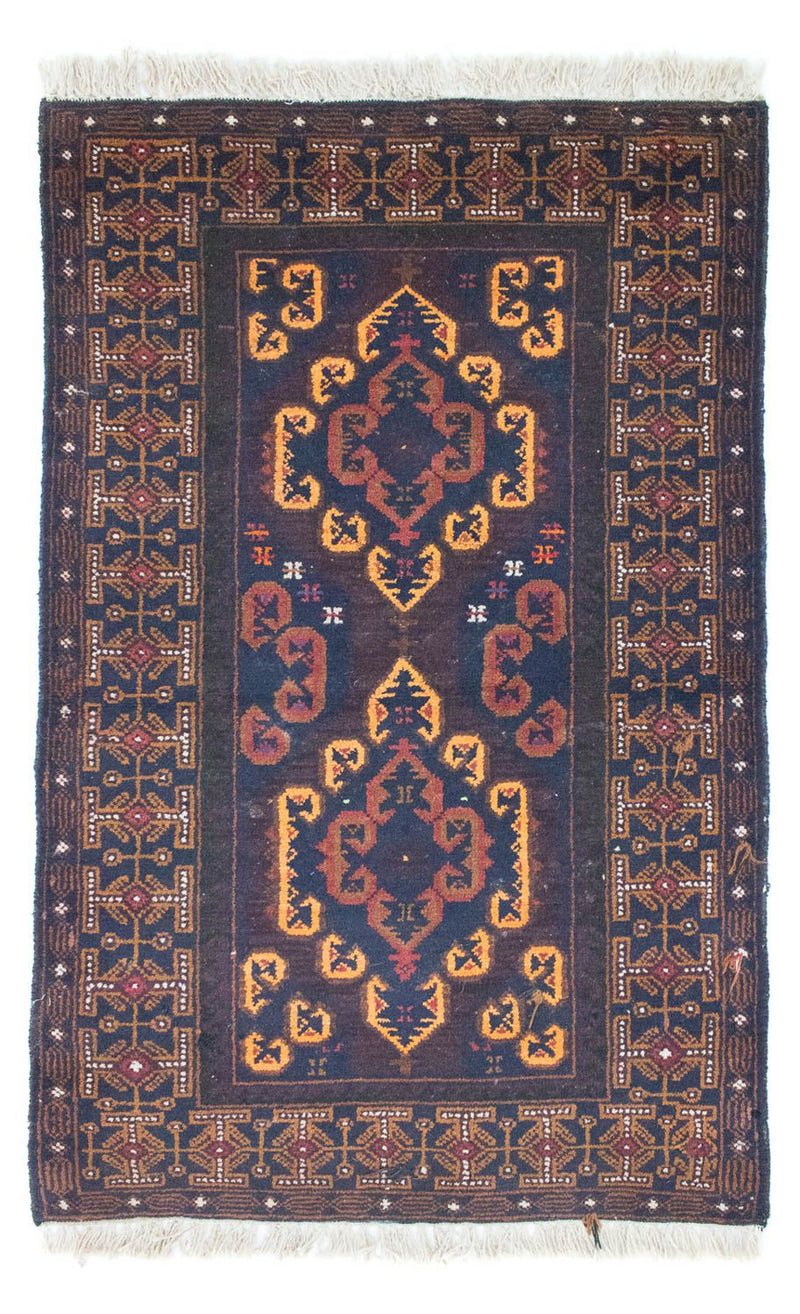 Alfombra Belutsch - 134 x 81 cm - marrón