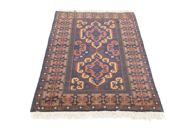 Alfombra Belutsch - 134 x 81 cm - marrón