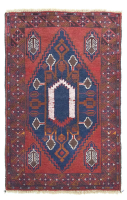 Alfombra Belutsch - 131 x 82 cm - azul