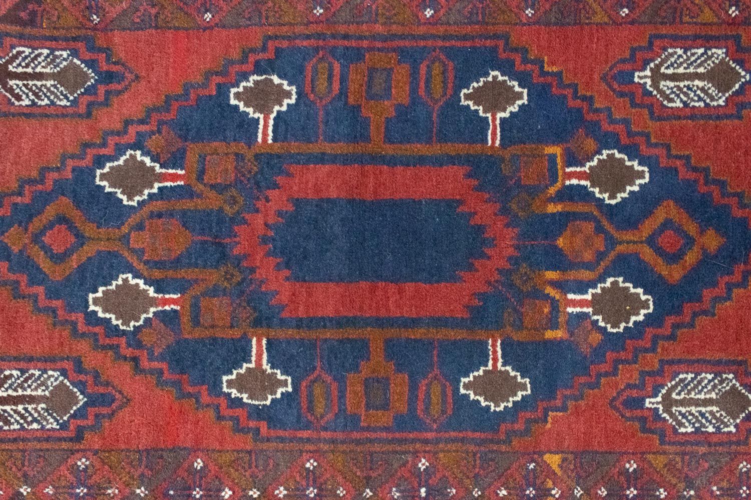 Alfombra Belutsch - 131 x 82 cm - azul