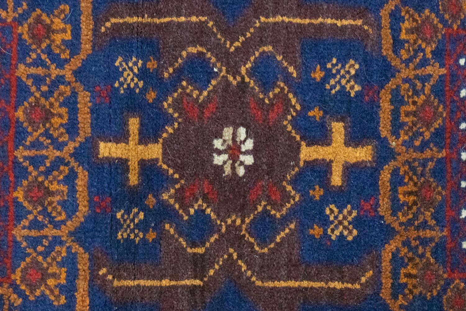 Alfombra Belutsch - 137 x 81 cm - azul