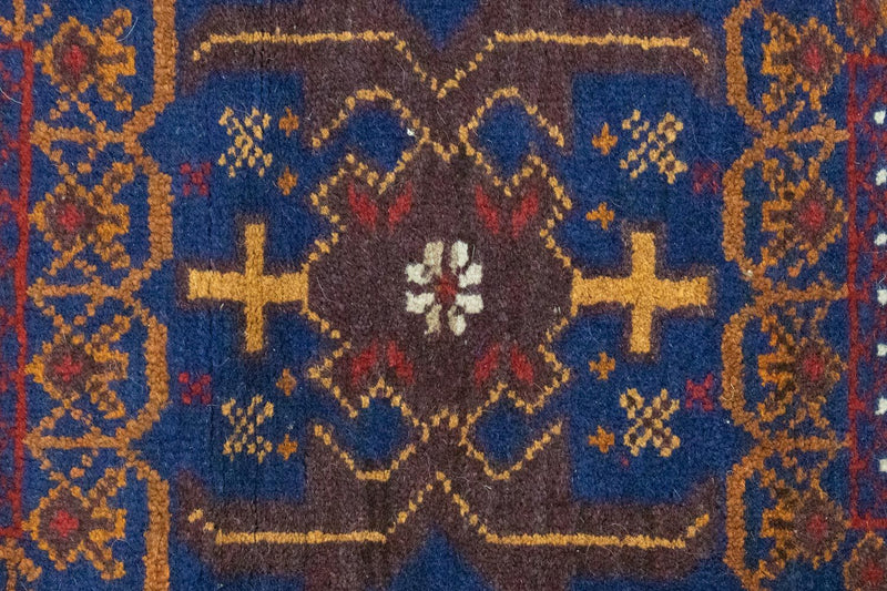 Alfombra Belutsch - 137 x 81 cm - azul