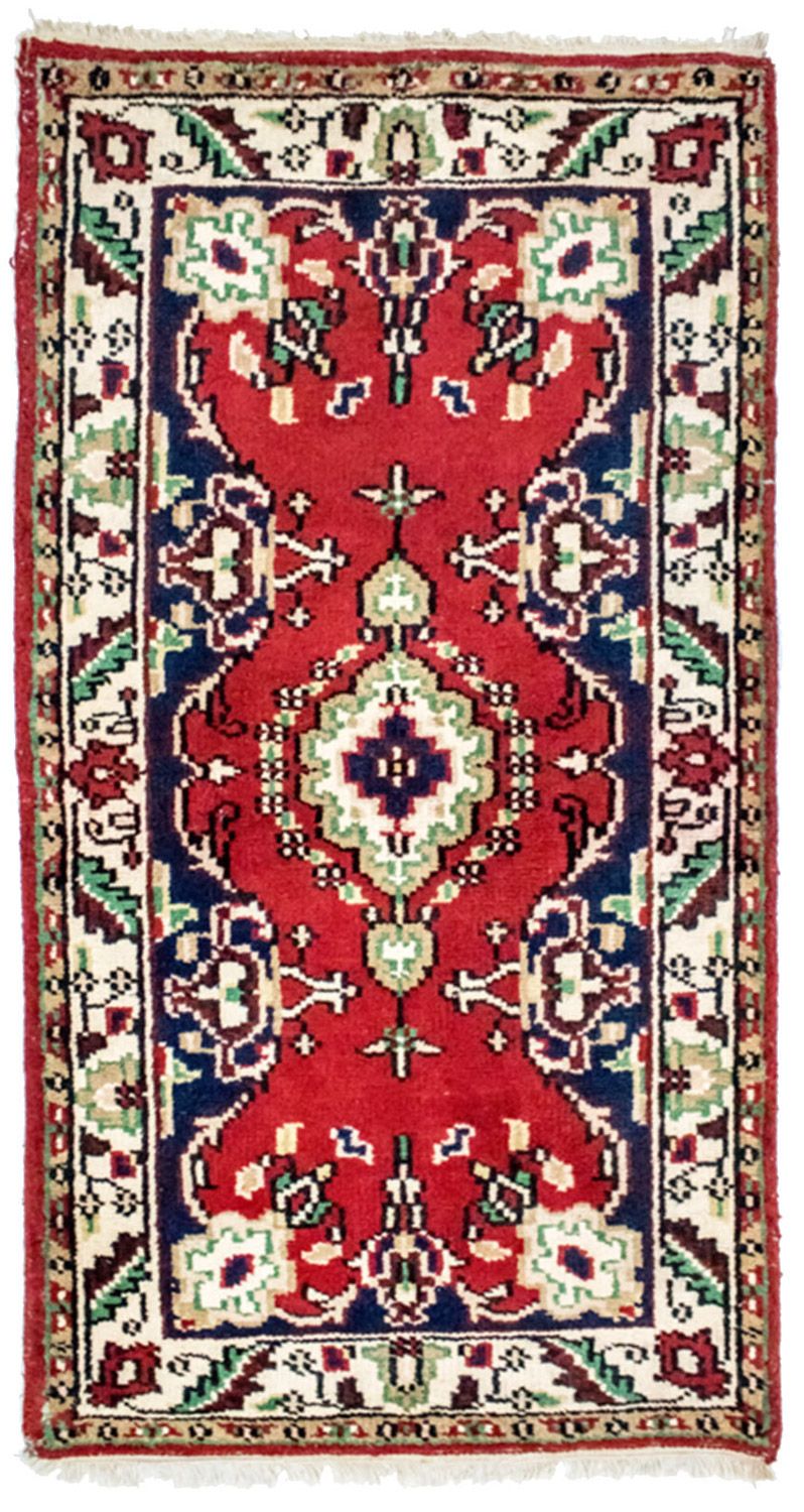 Alfombra oriental - 160 x 90 cm - rojo
