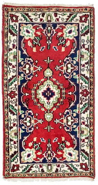 Alfombra oriental - 160 x 90 cm - rojo