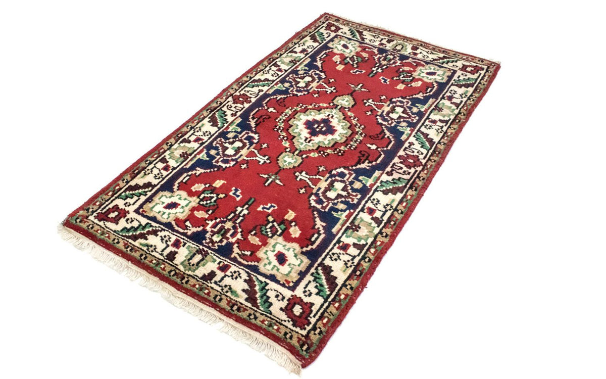 Alfombra oriental - 160 x 90 cm - rojo