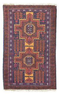 Alfombra Belutsch - 133 x 82 cm - azul