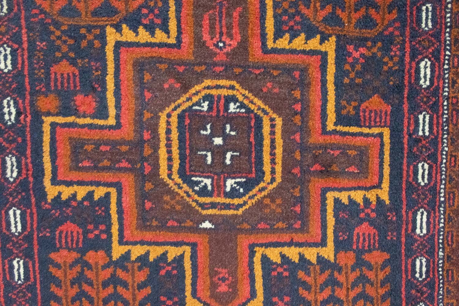 Alfombra Belutsch - 133 x 82 cm - azul