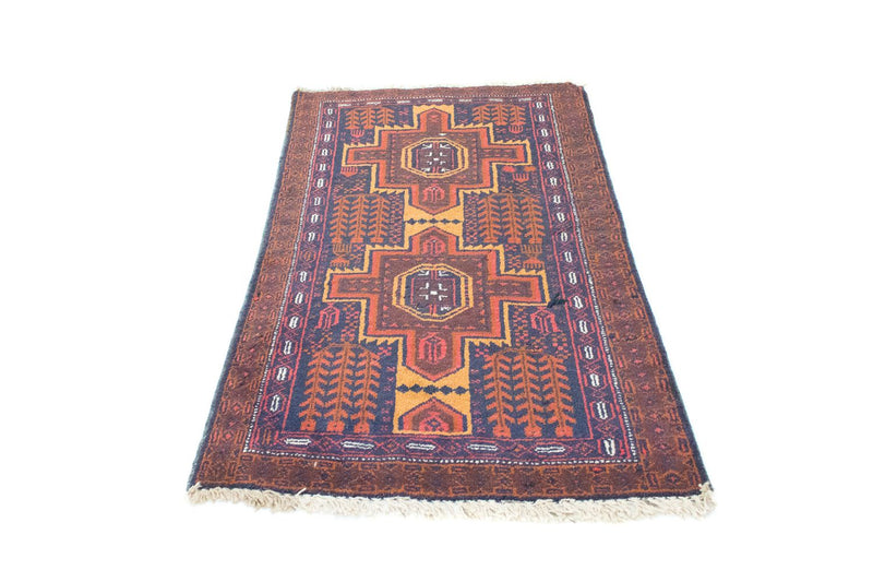 Alfombra Belutsch - 133 x 82 cm - azul
