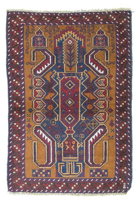 Alfombra Belutsch - 136 x 89 cm - azul