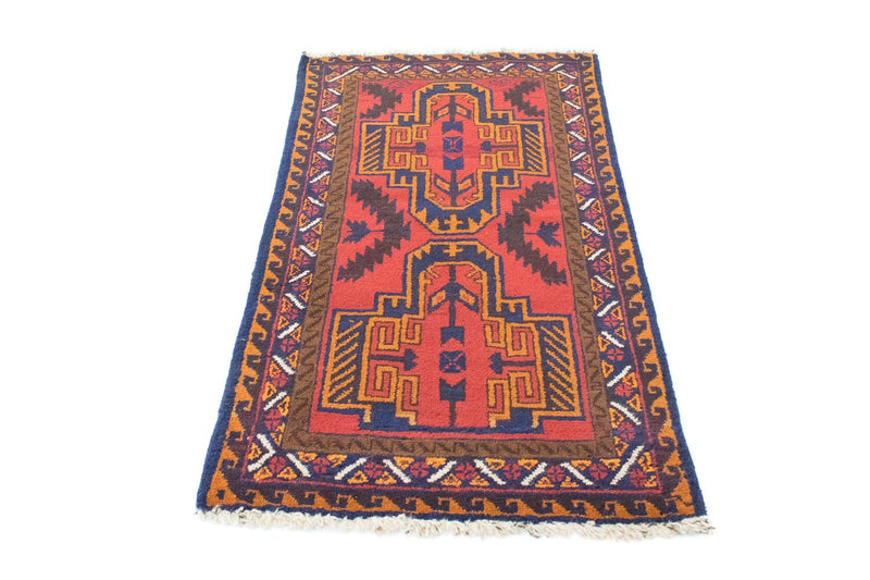 Alfombra Belutsch - 134 x 75 cm - rojo