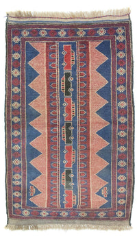 Alfombra Belutsch - 160 x 84 cm - azul