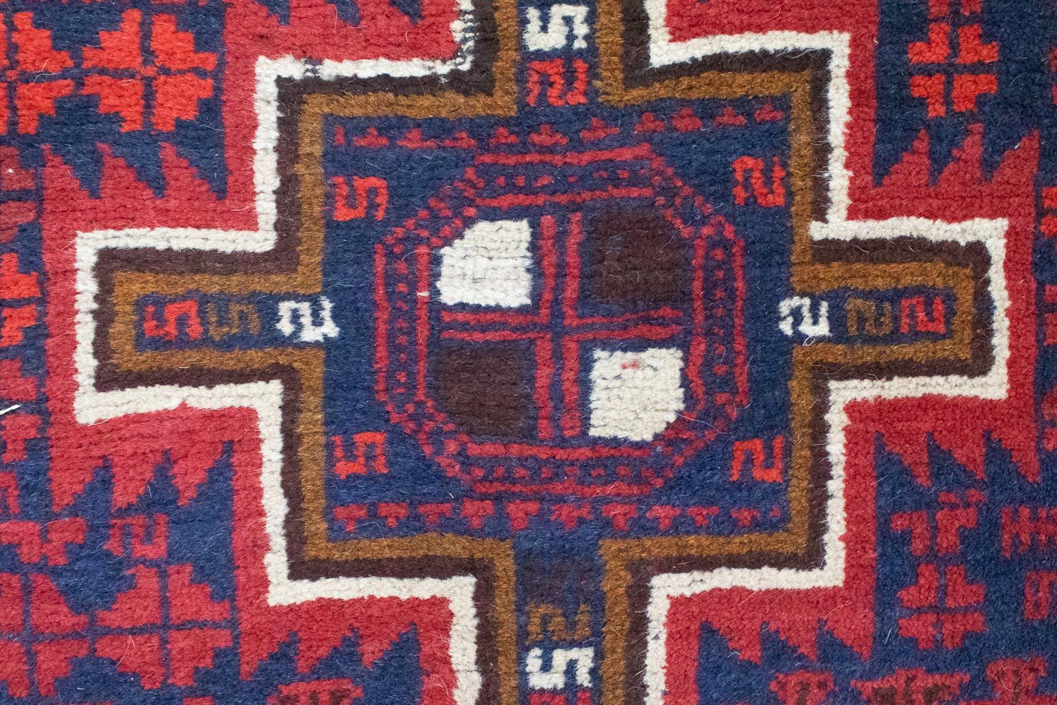 Alfombra Belutsch - 124 x 76 cm - azul