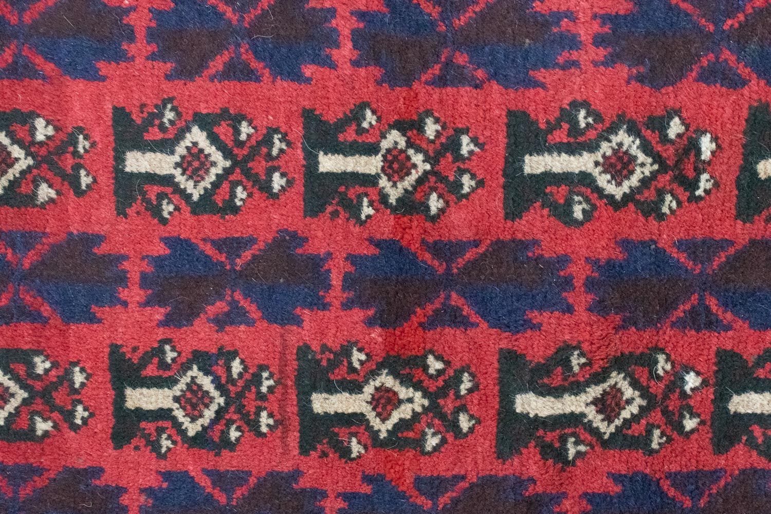 Alfombra Belutsch - 126 x 73 cm - rojo