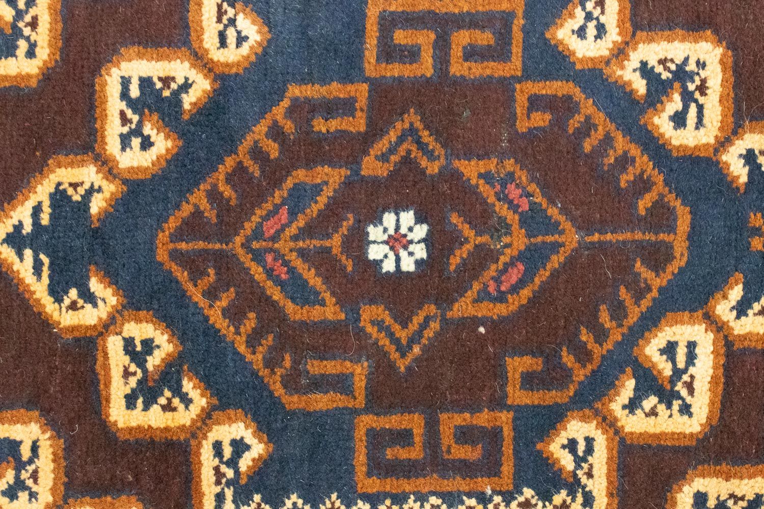 Alfombra Belutsch - 132 x 85 cm - marrón